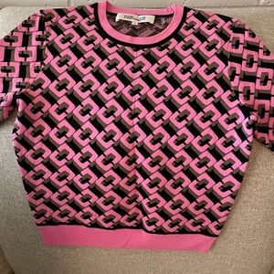 DVF knit crop top size Small